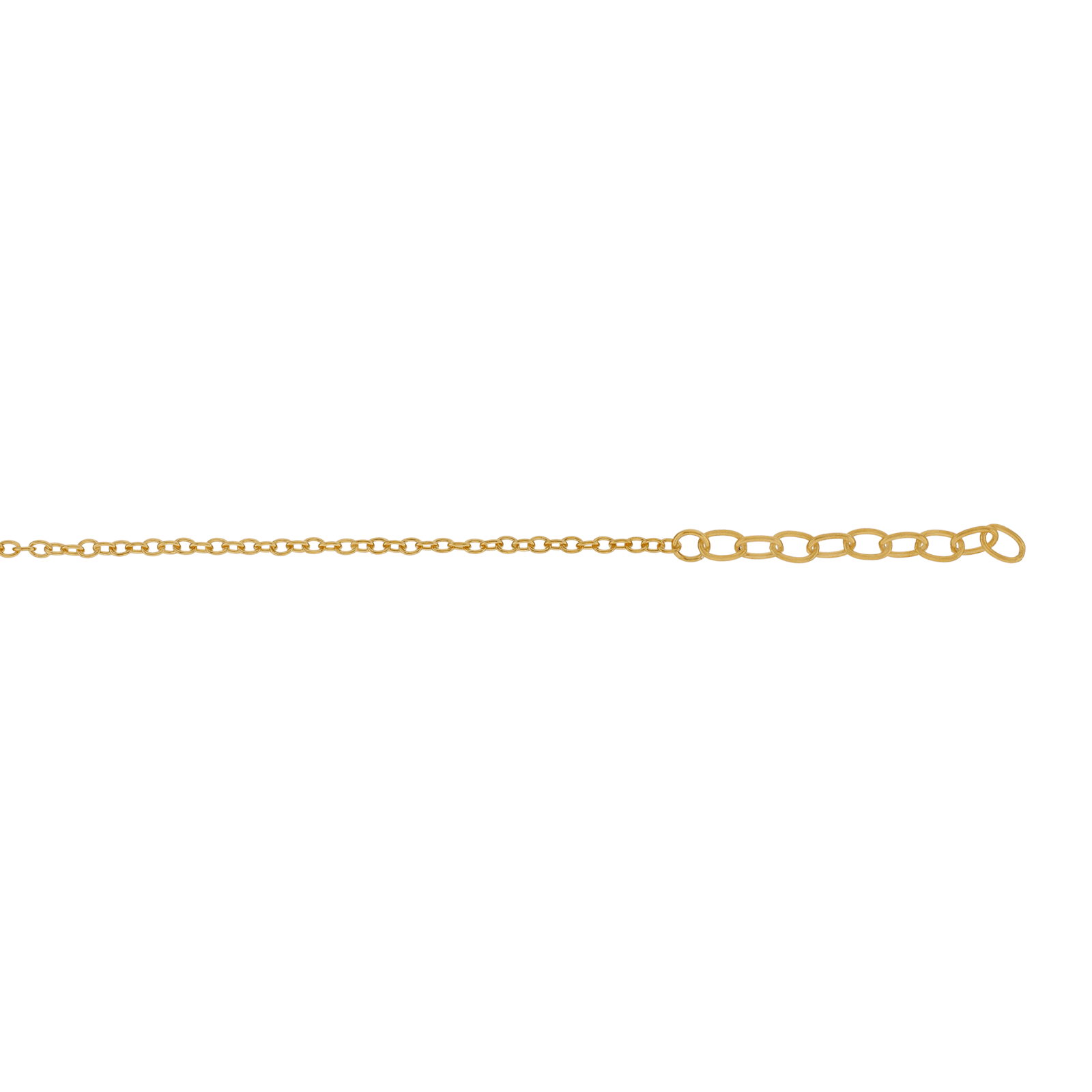 Bracelet Callas en acier doré centre fleur et oxydes de zirconium, 16 cm avec rallonge de 3 cm