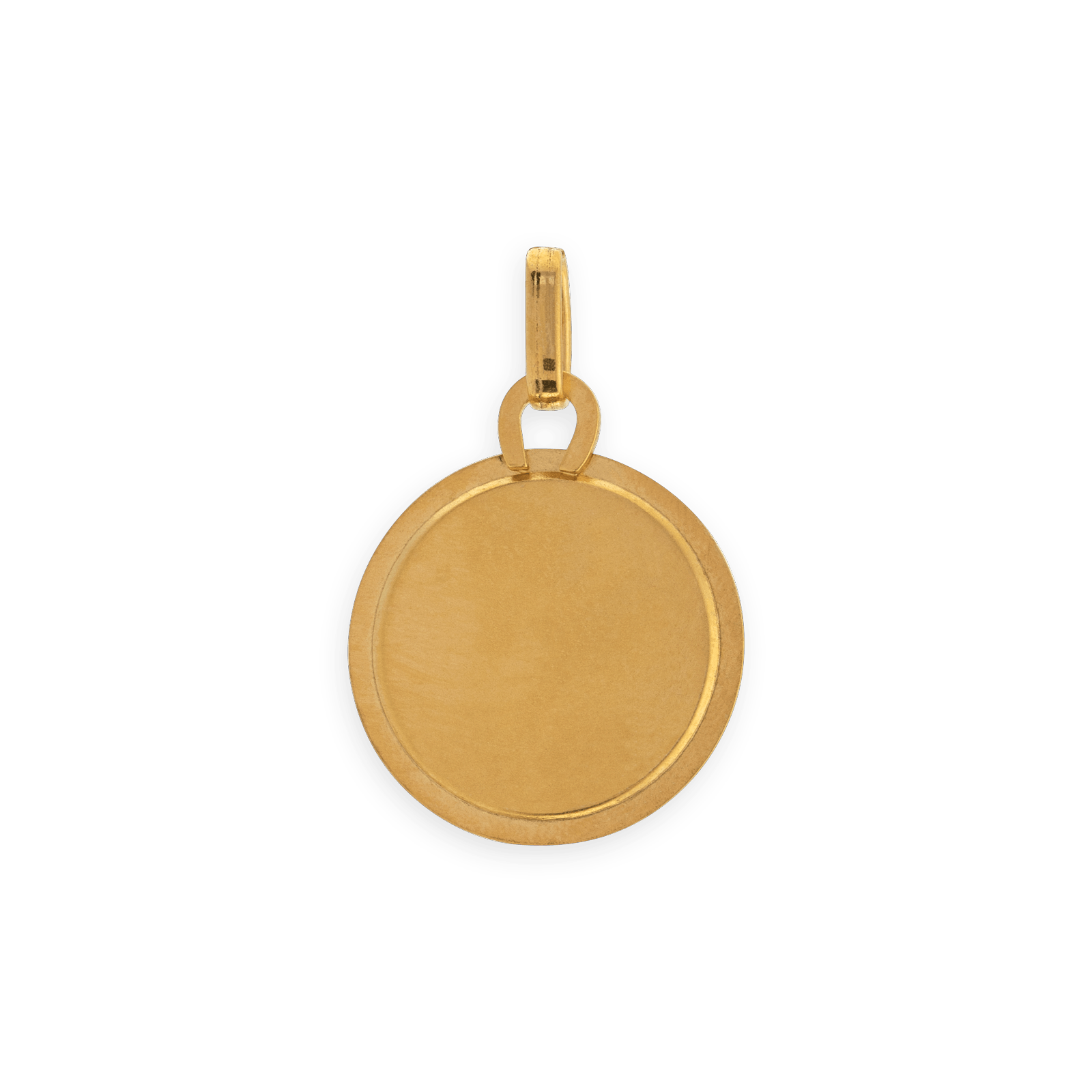 Médaille Or375 Ange Strié avec bélière