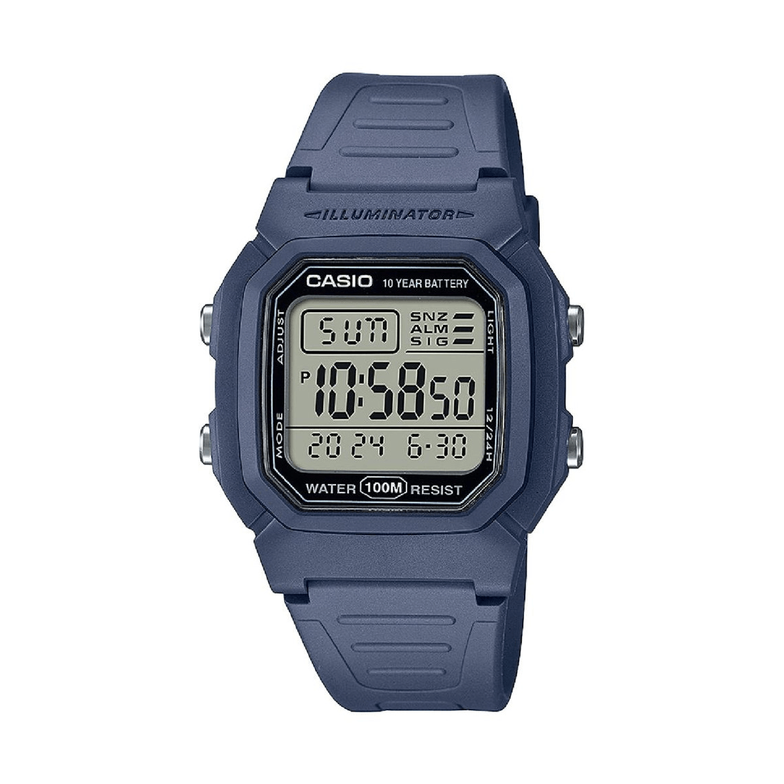 montre homme casio w-800h-2aves