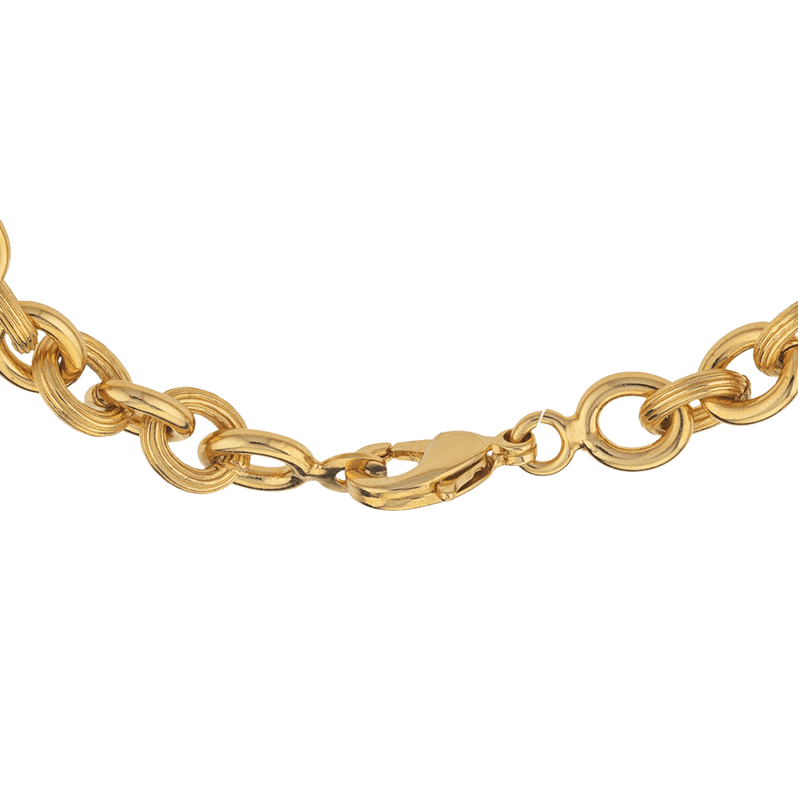 Collier Plaqué or Forçat Petit Modèle 60 centimètres