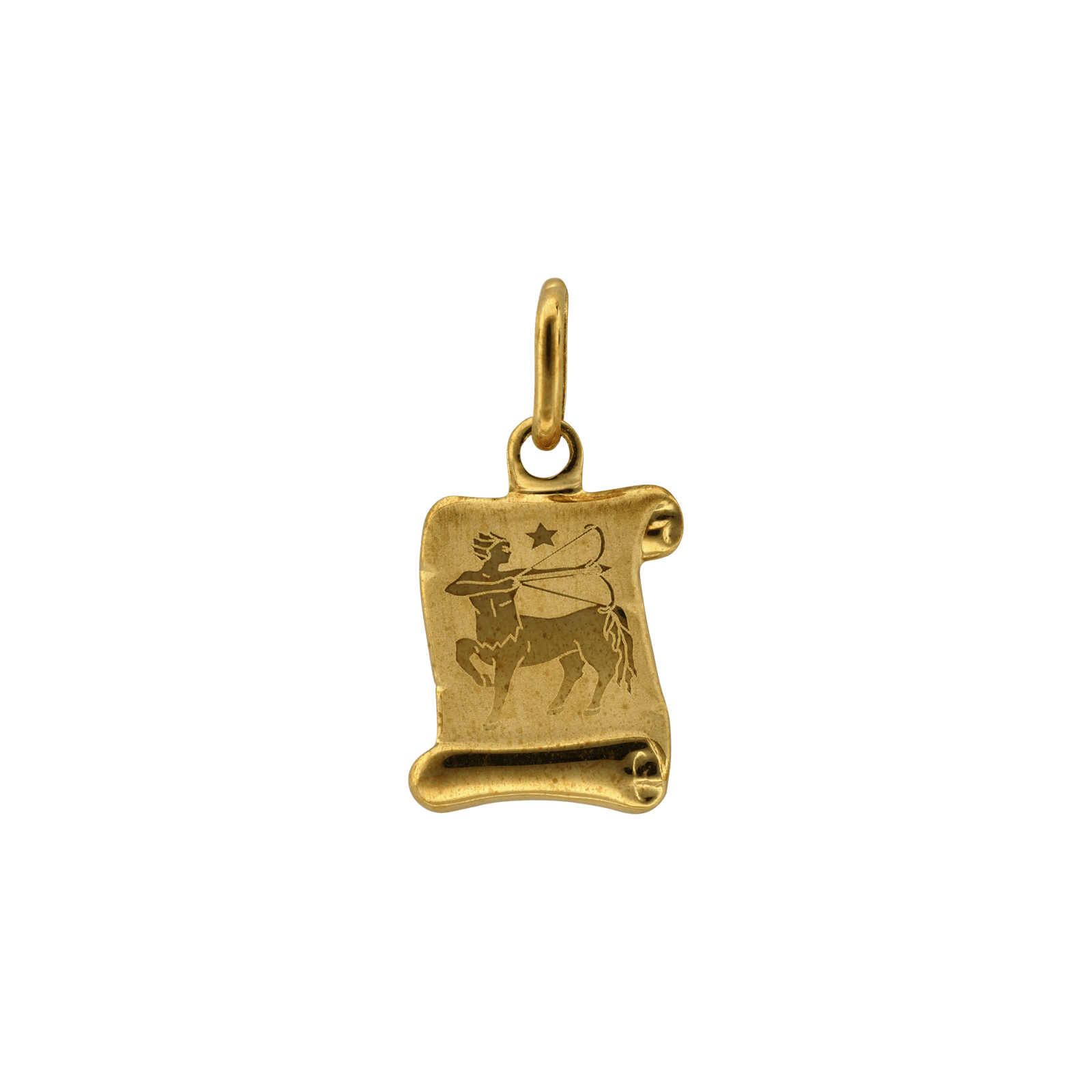 Pendentif Parchment zodiaque sagittaire 10x12mm