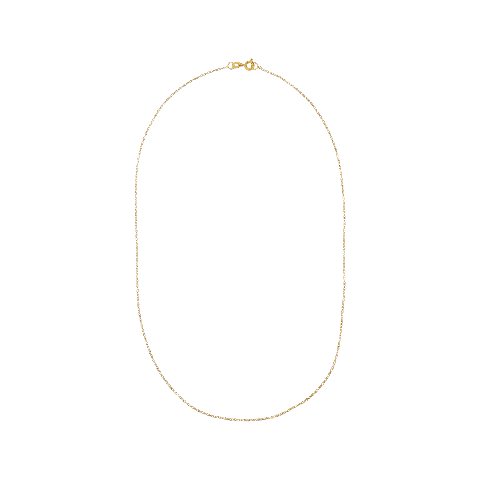 Collier forçat double 0.7 millimètres 45 centimètres