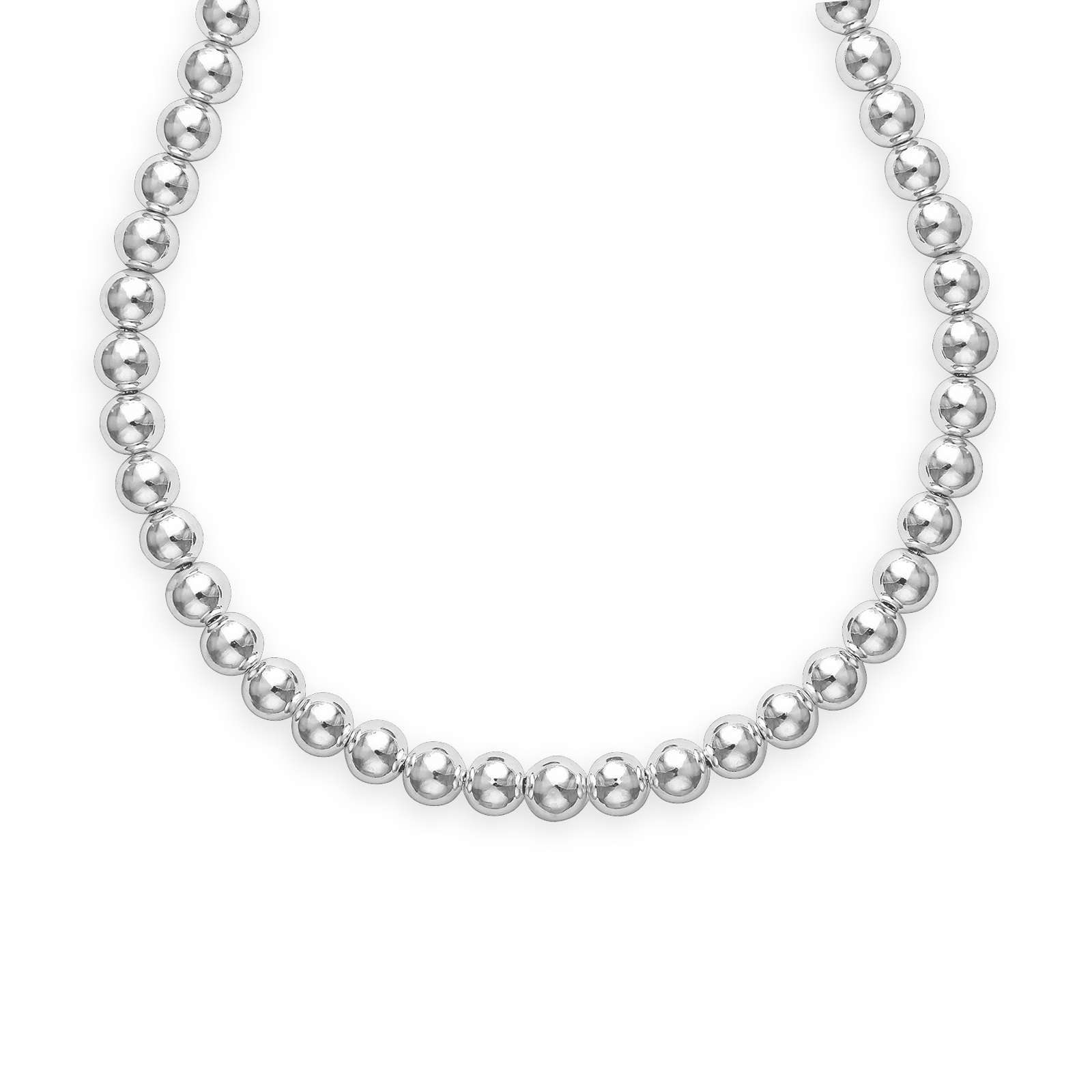 Collier argent grain d'argent