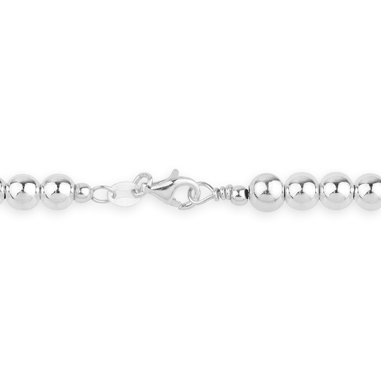 Collier argent grain d'argent