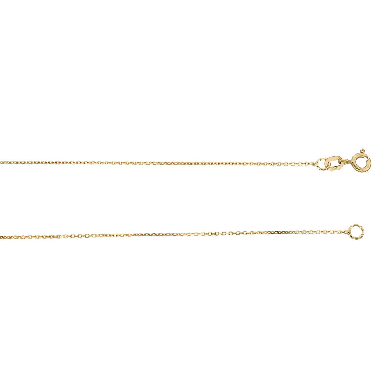 Collier forçat Diamanté 0.9 millimètres 45 centimètres