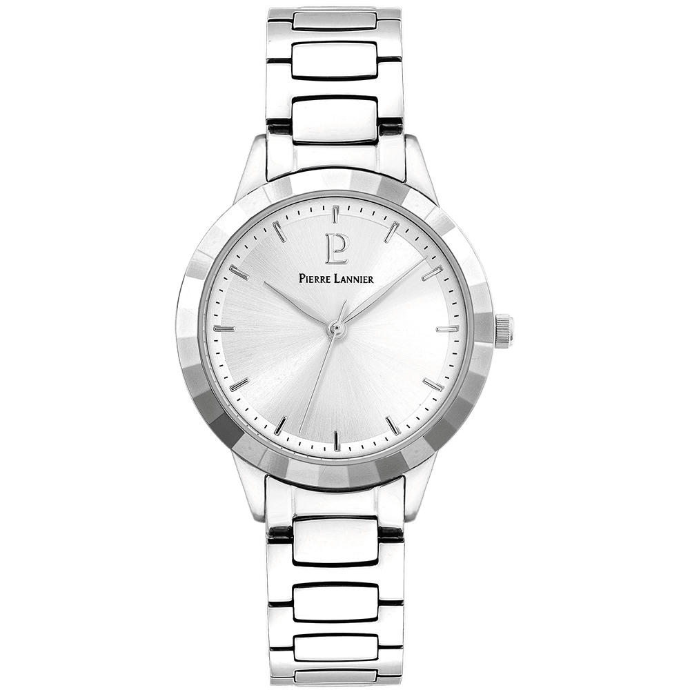 Montre Femme GALIERA Cadran Argenté Bracelet Acier  Argenté