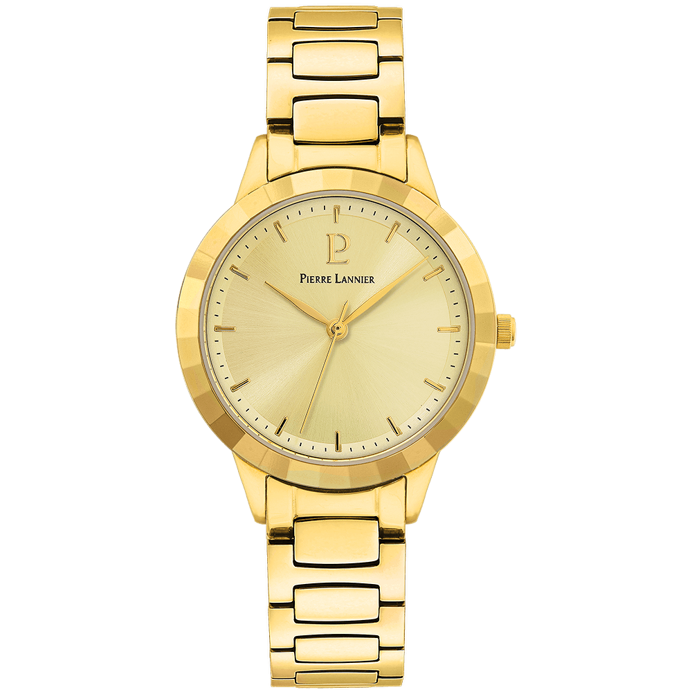 Montre Femme GALIERA Cadran Doré Bracelet Acier  Doré