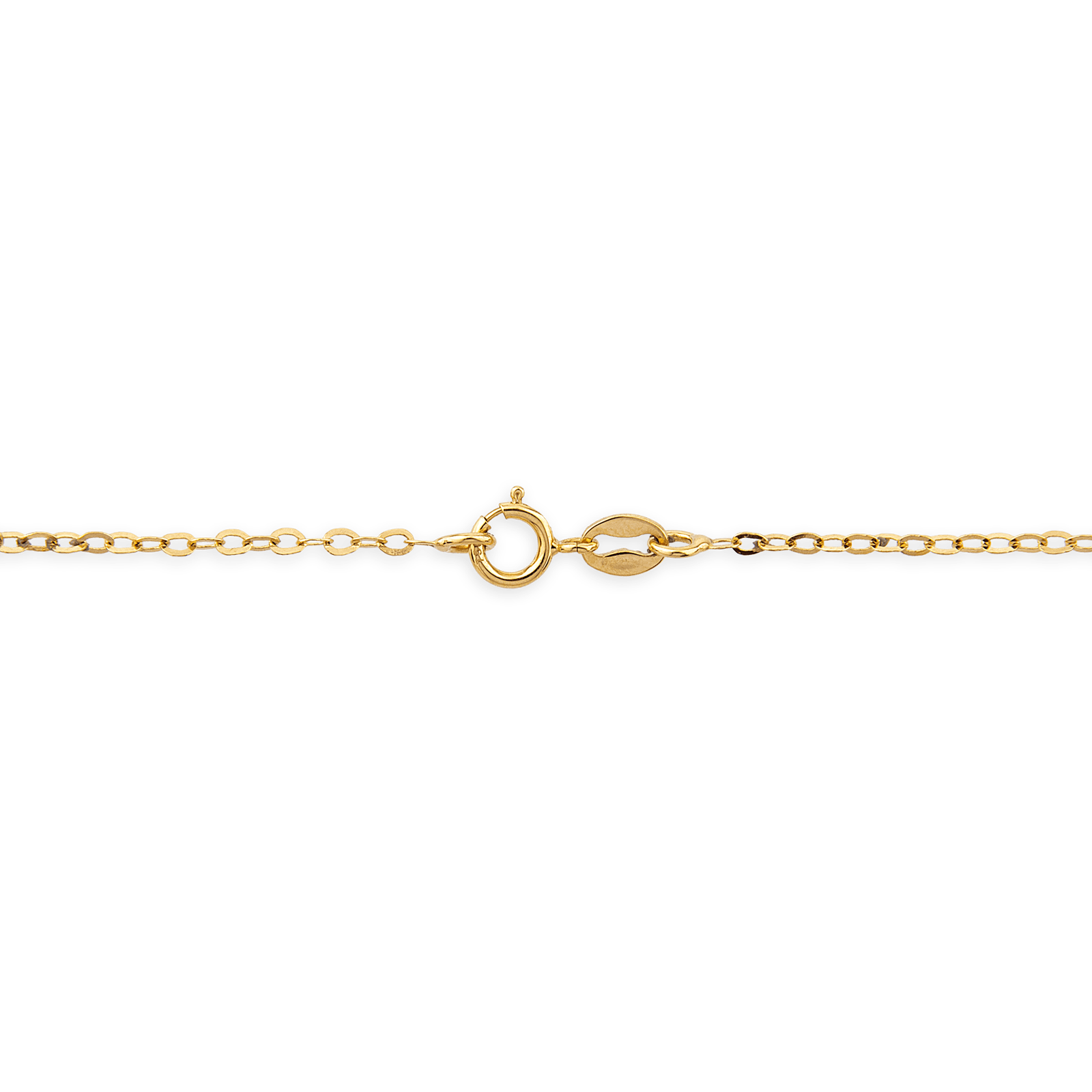 Bracelet bracelet plaque fine /plongeur forçat clair + 5 grenats 19cm