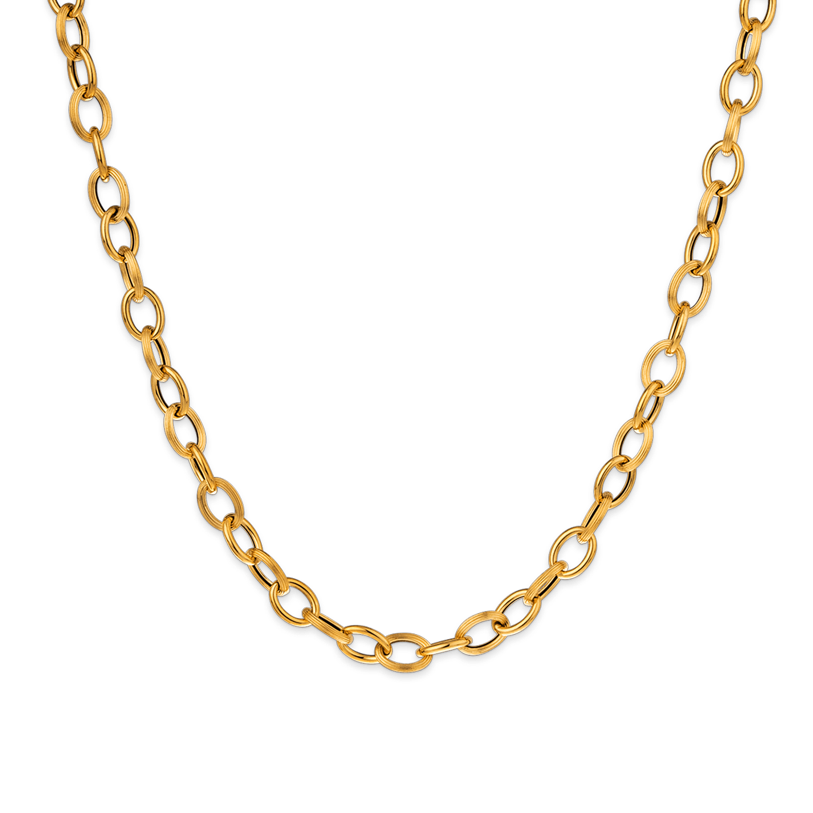 Collier or maille forçat antillais