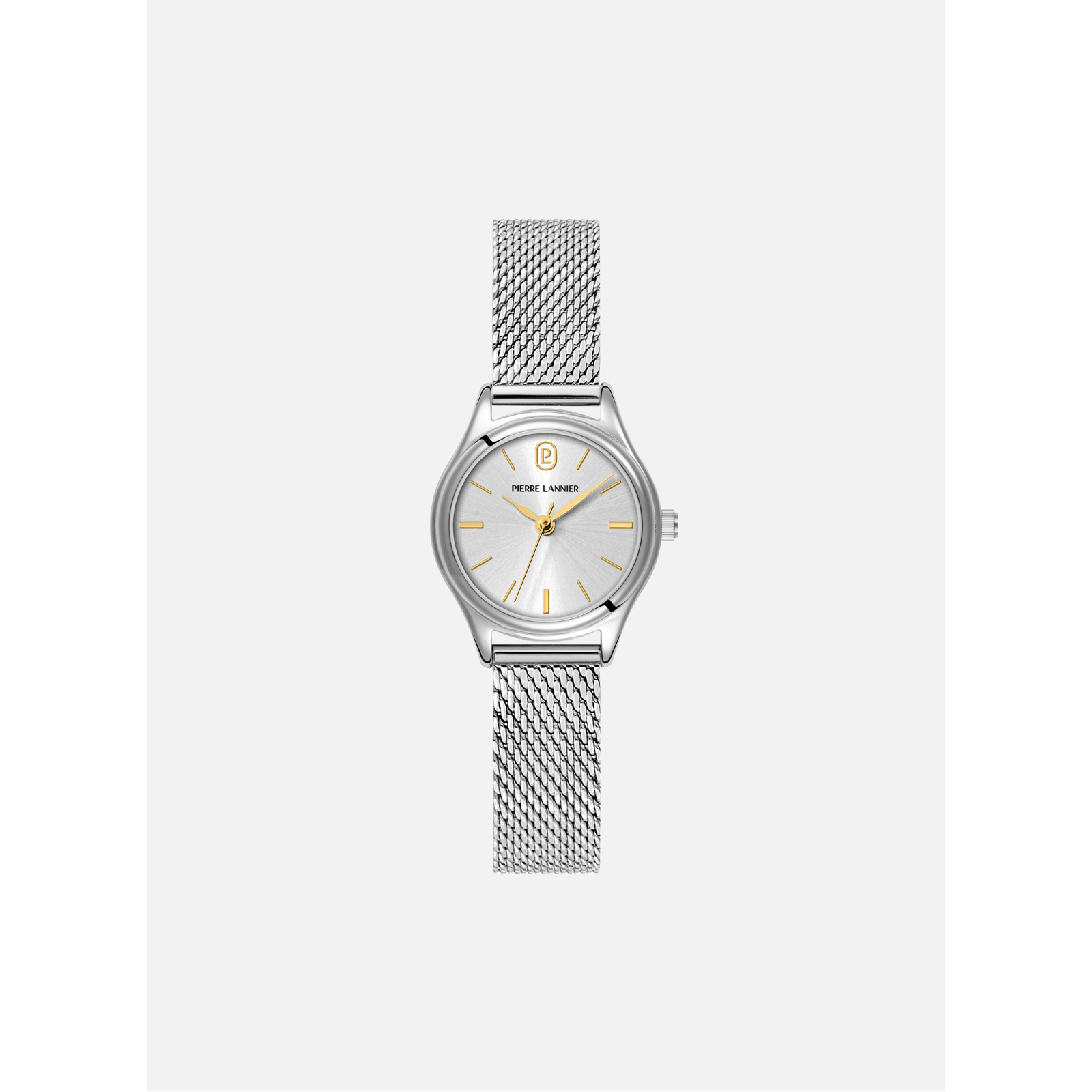 Montre Femme PYA Argenté Cadran Argenté Bracelet Acier milanais Argenté 12 MM