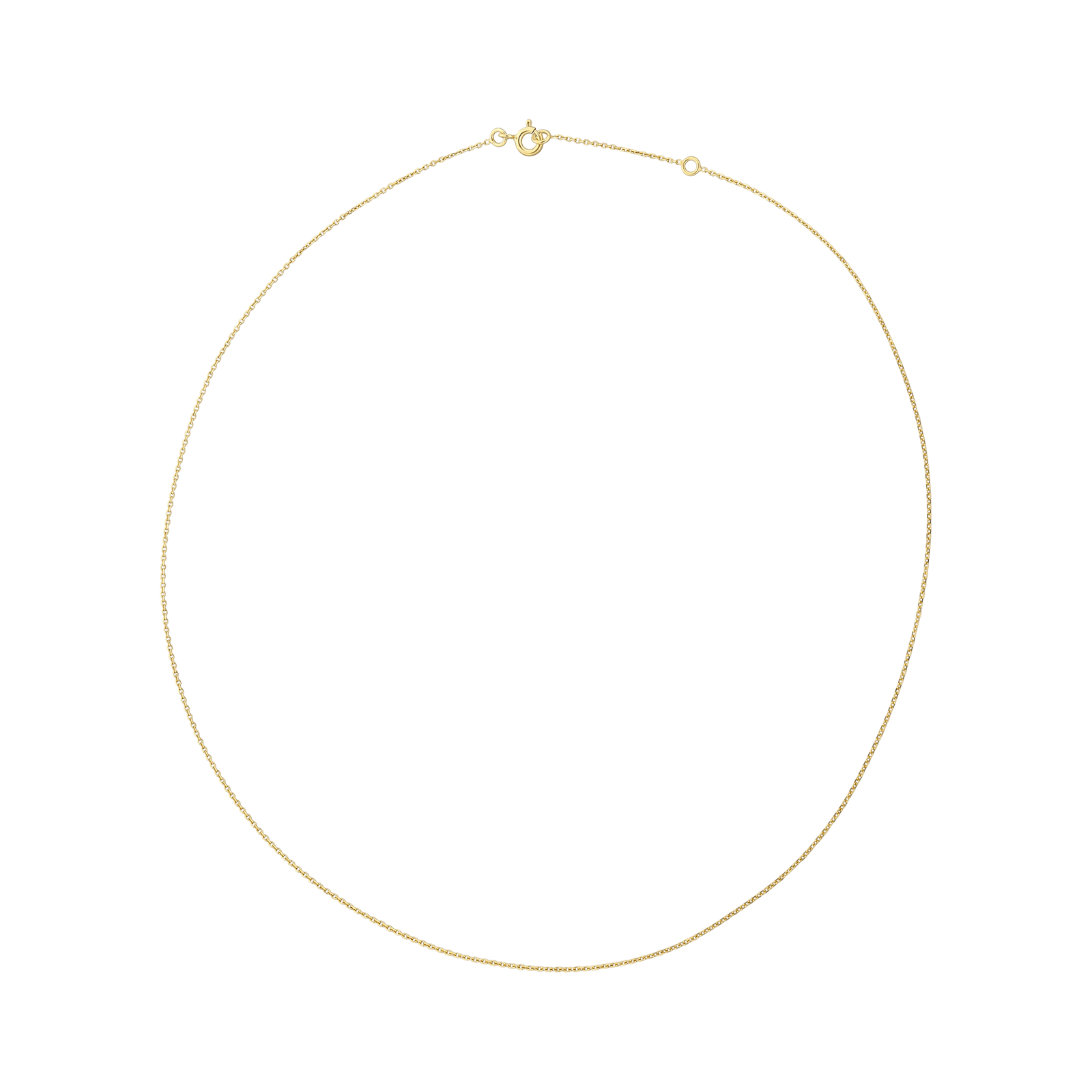 Collier forçat Diamanté 1.0 millimètre 45 centimètres