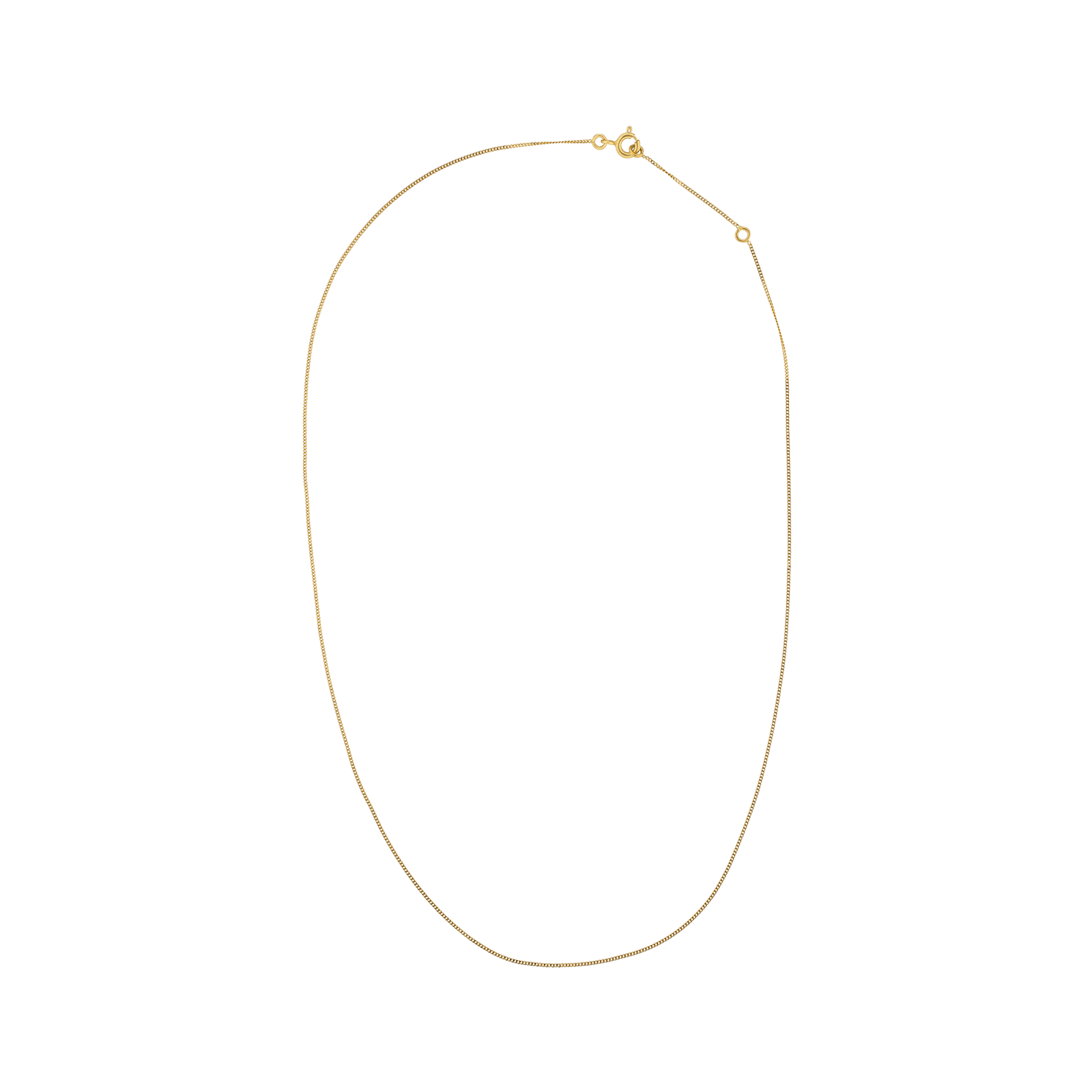 Collier Gourmette Diamanté 0.8 millimètres 45 centimètres