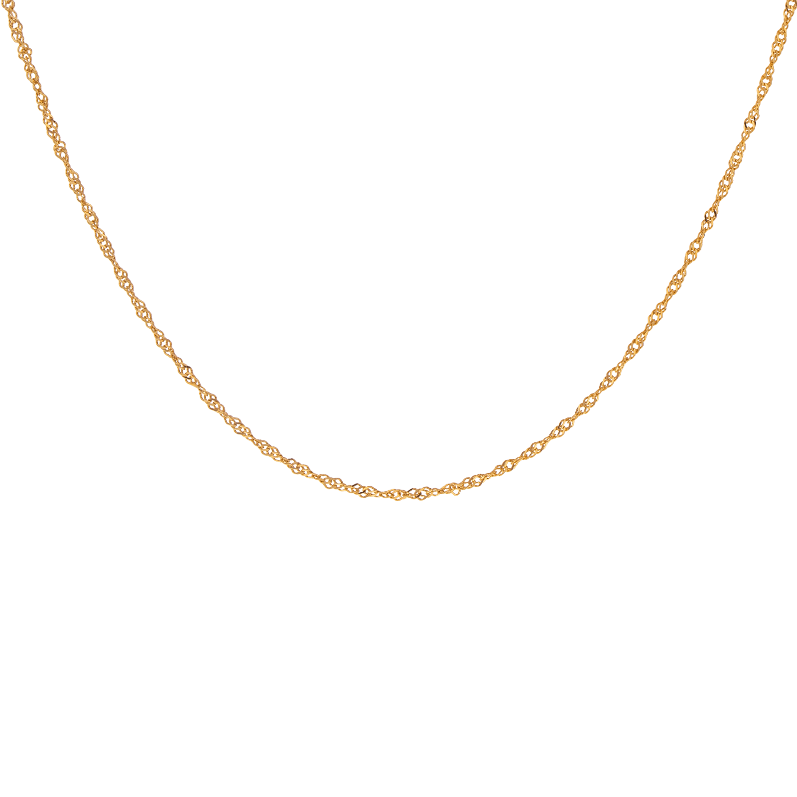 Collier singapour 1.2 millimètres 40 centimètres