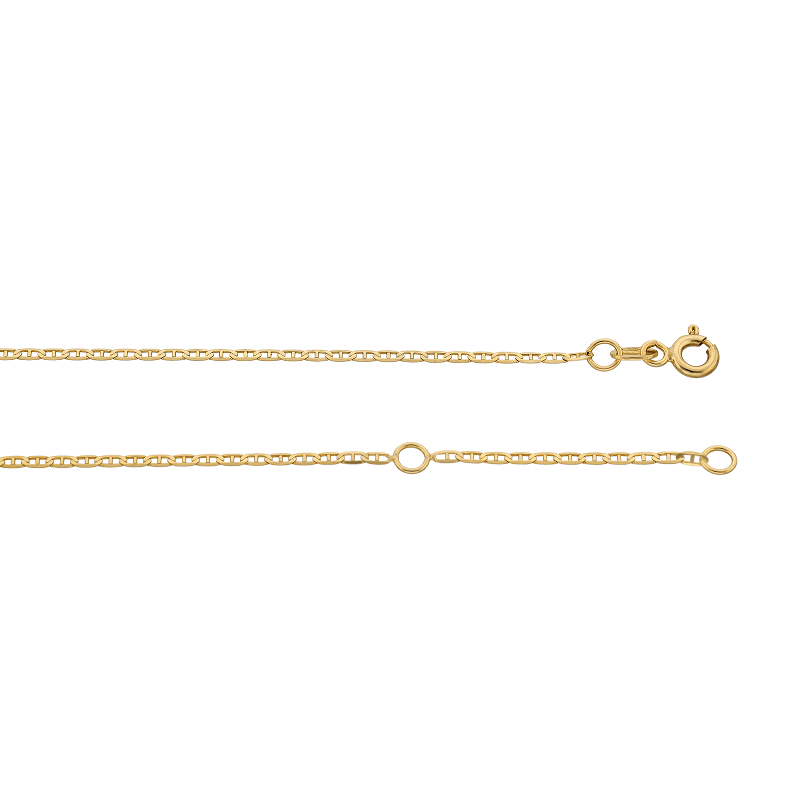 Collier marine battue 1.5mm 45cm