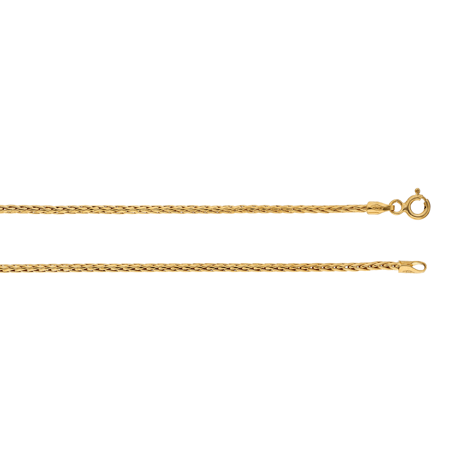 Collier maille palmier creux 2.0mm 45cm