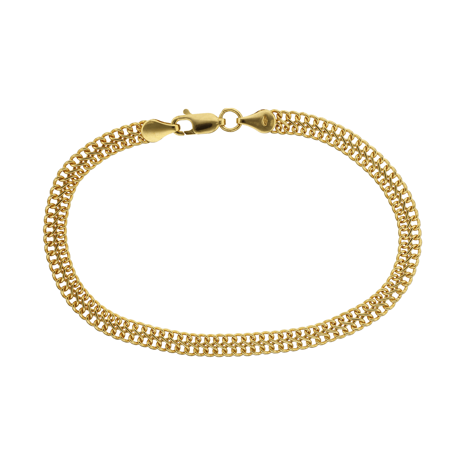 Bracelet maille huit quatre millimètres 18 centimètres