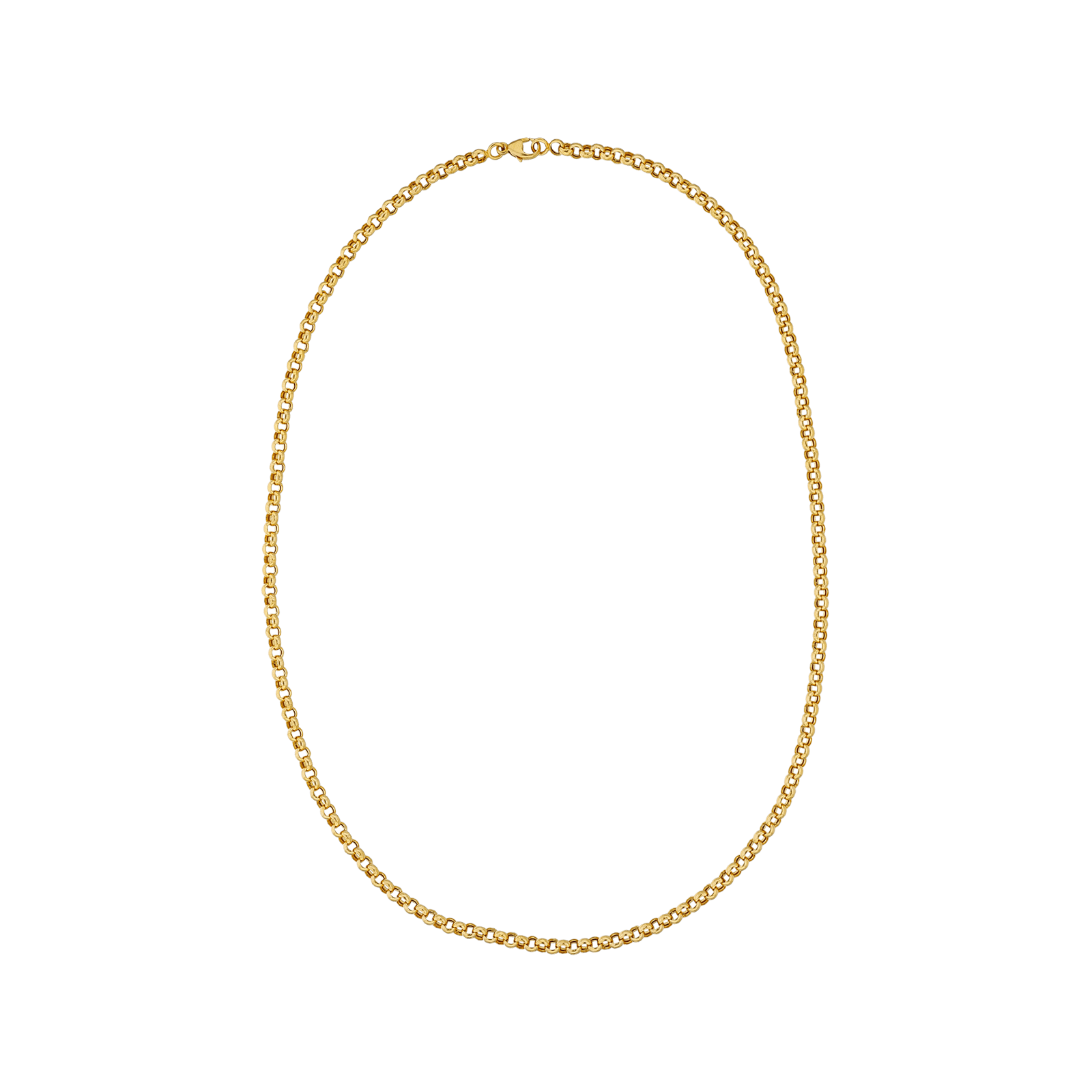 Collier jaseron creux 3.1mm 45cm