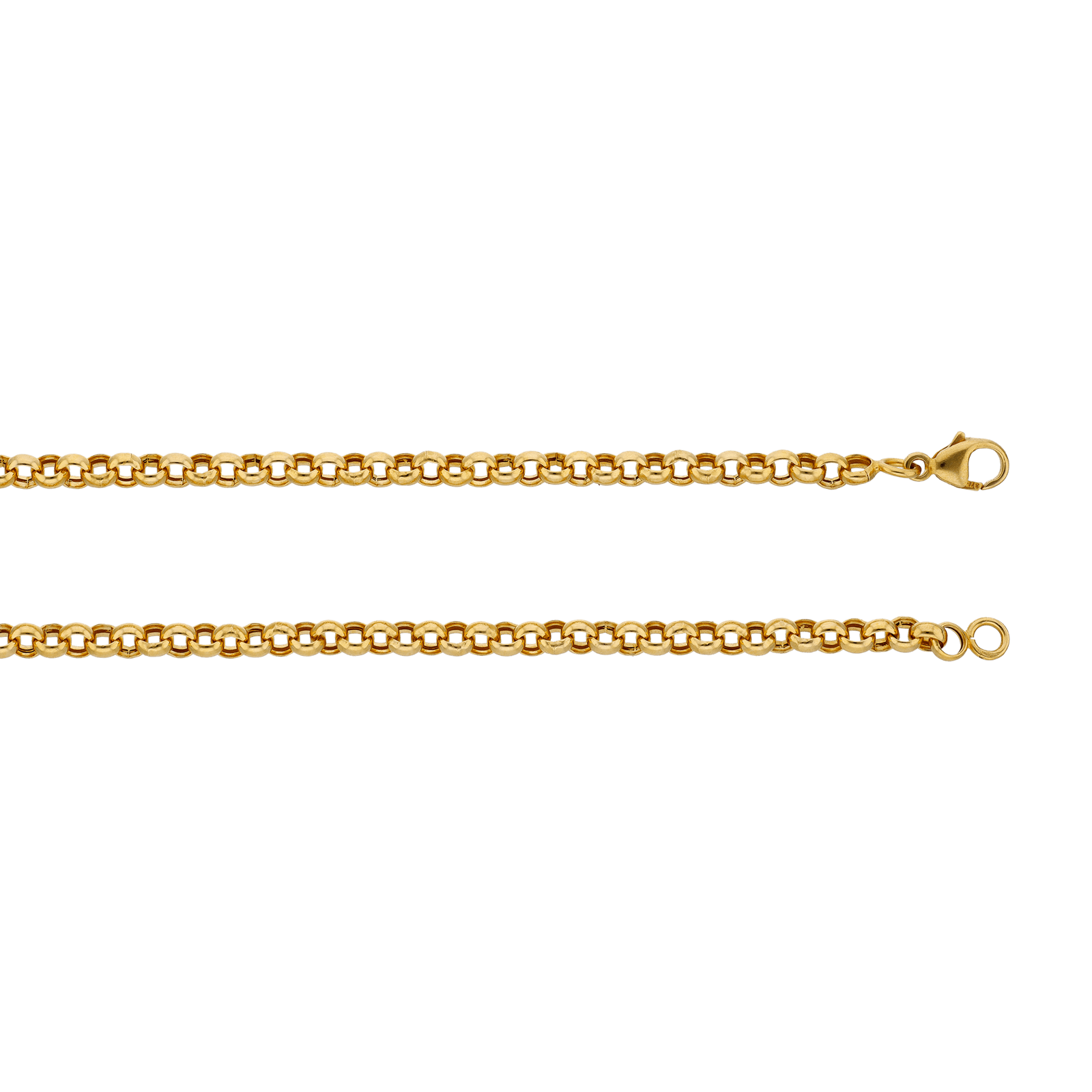 Collier jaseron creux 3.1mm 45cm