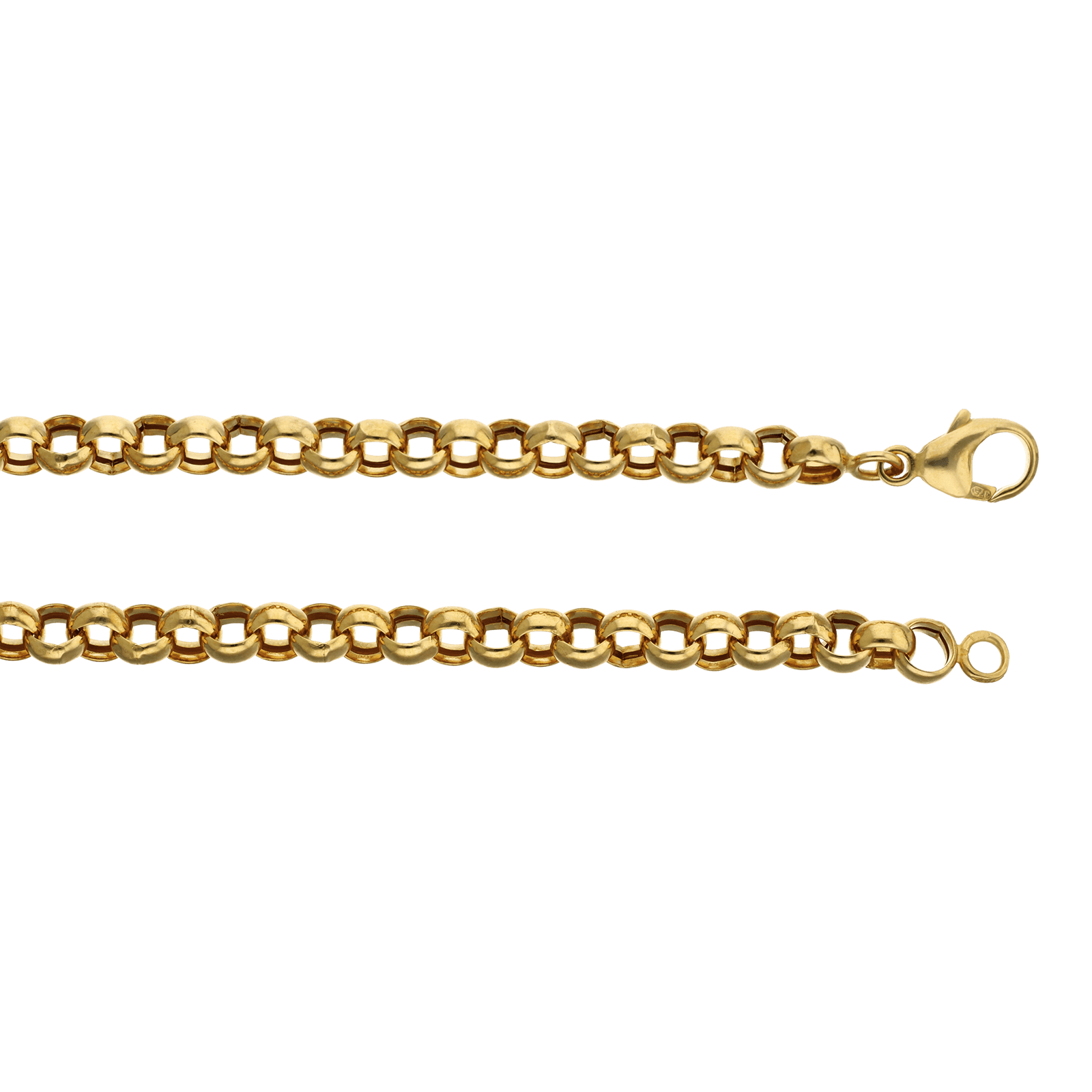 Bracelet jaseron creux 4.8 mm 18 centimètres