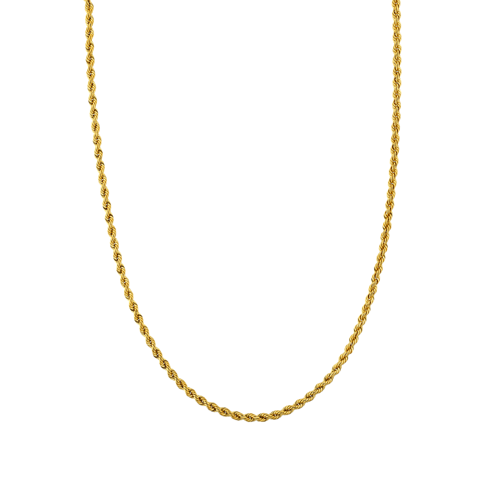 Collier corde légère 2.7 millimètres 45 centimètres