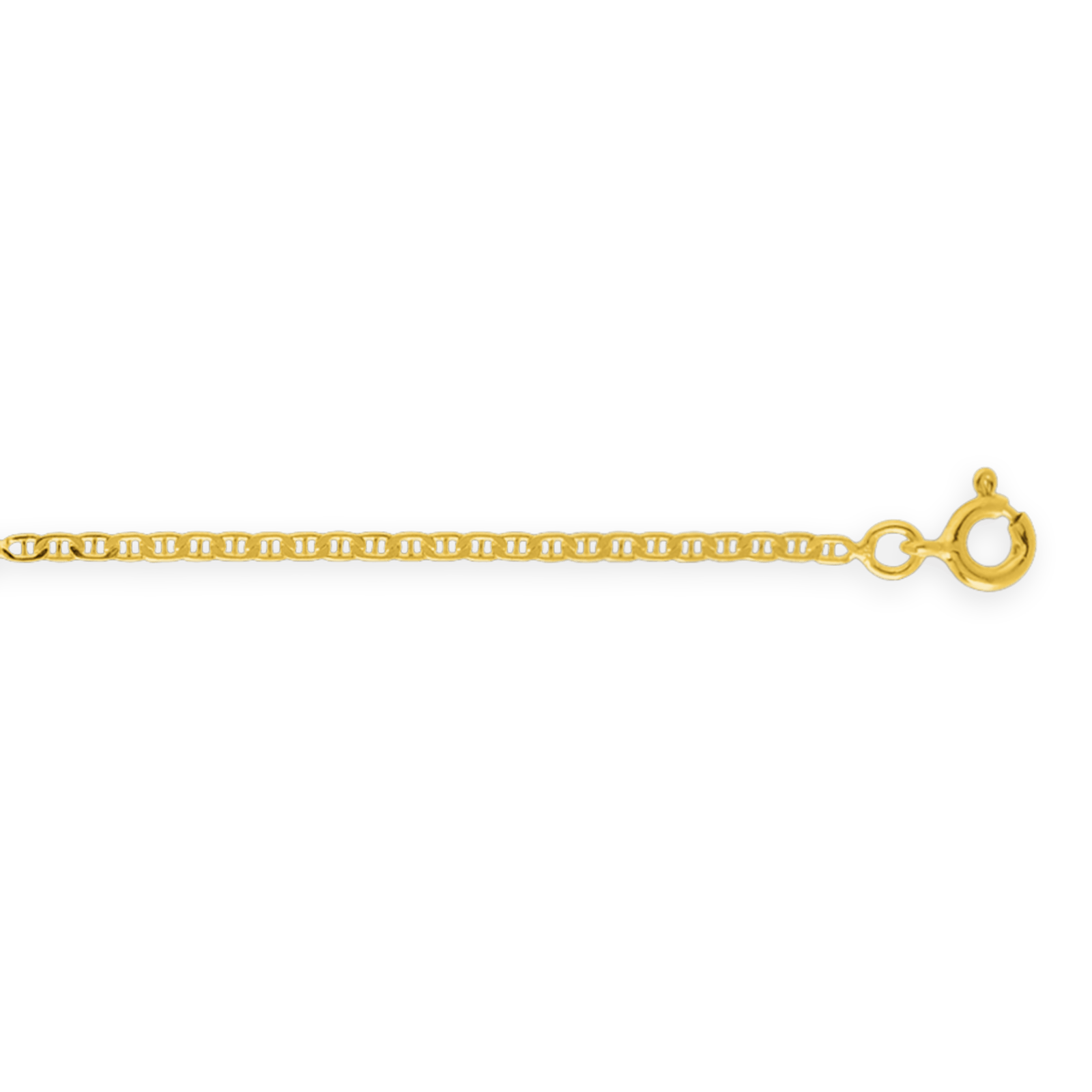 Bracelet Identité Or 375 Maille Marine 1.5mm Plaque 12  à 14cm