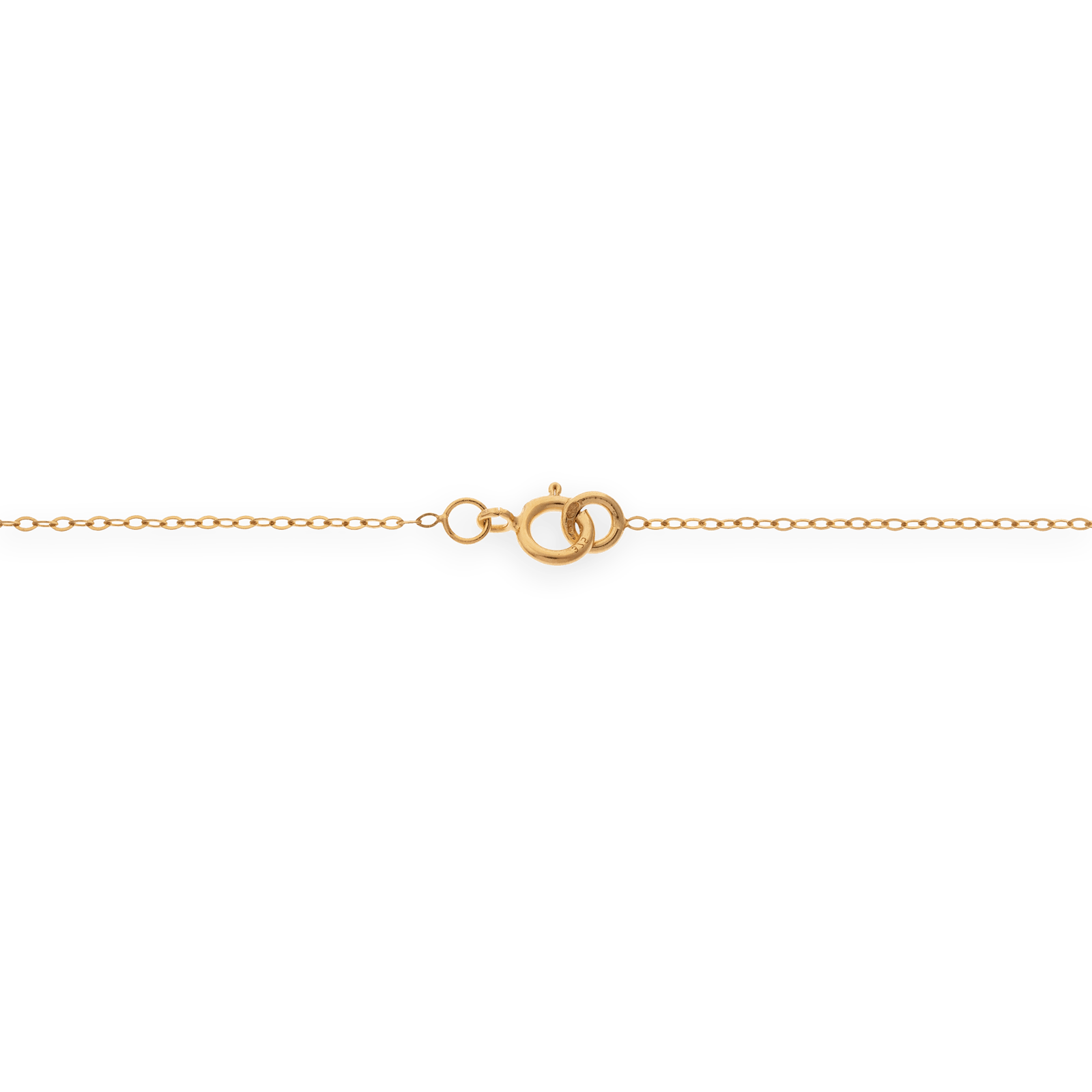 Collier chaîne or maille forçat miroir