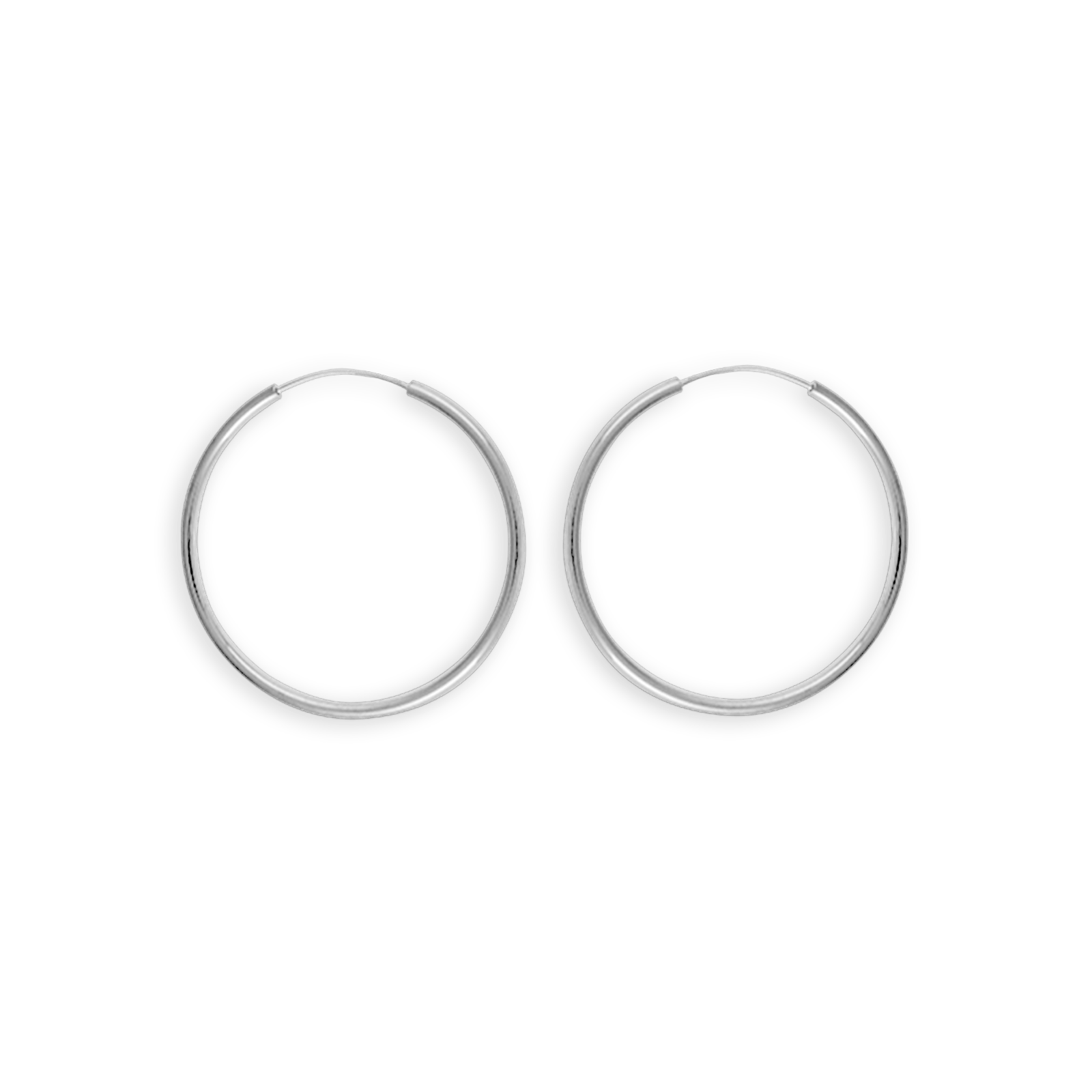 créoles argent 925/1000e  33mm