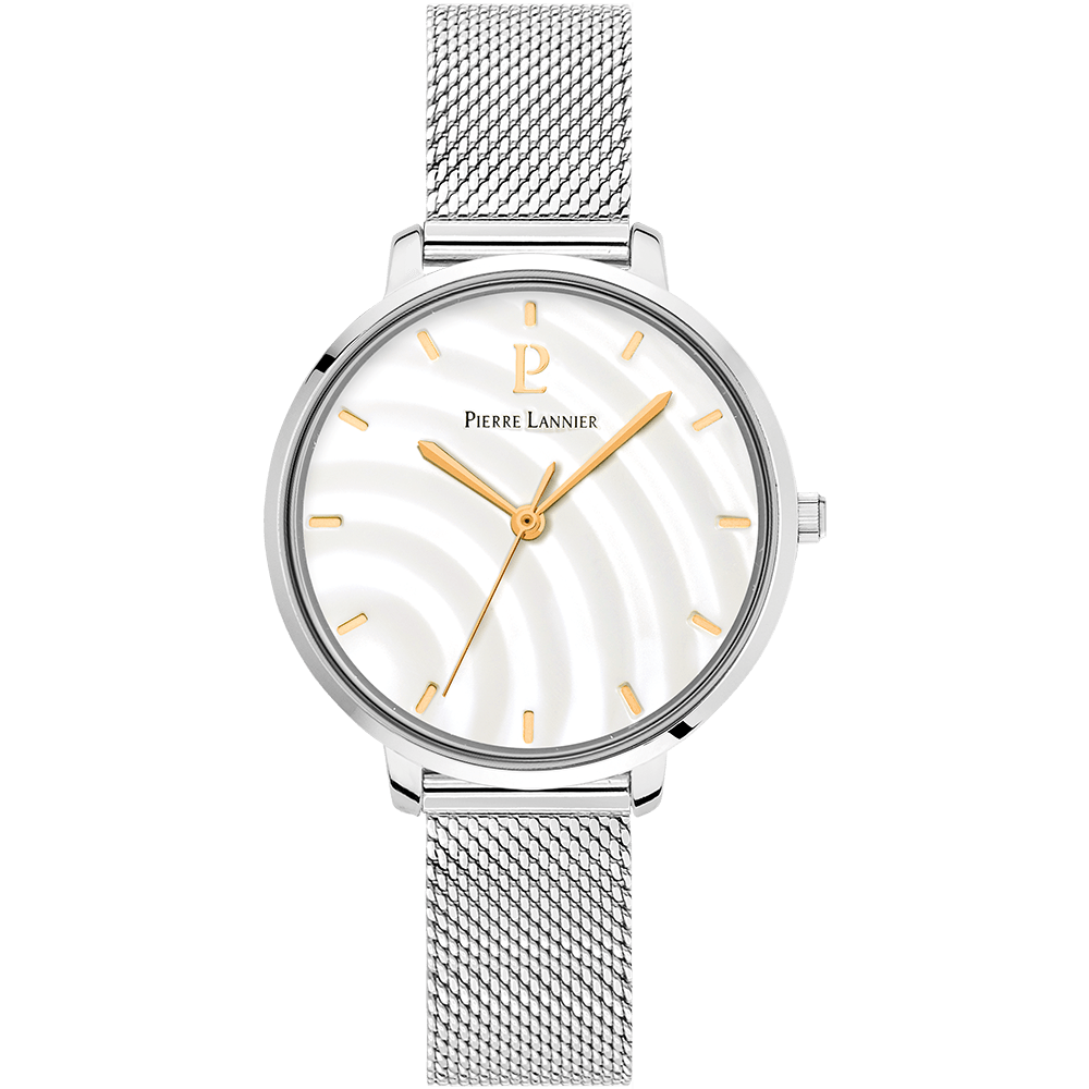MONTRE DAME betty argenté milanais