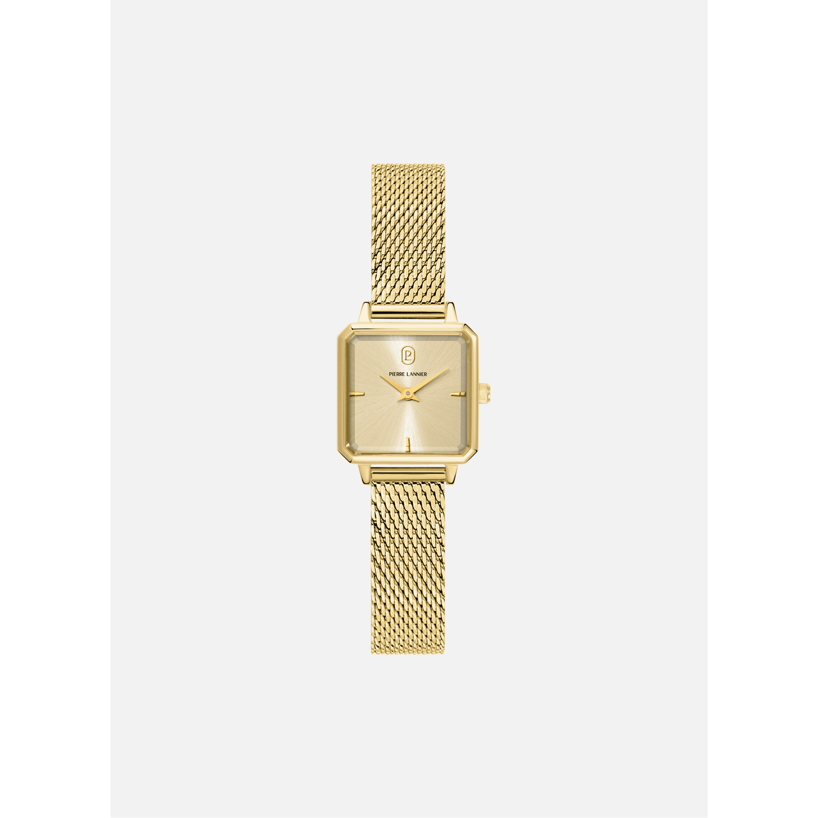 Montre Femme LEONOR Doré Cadran Doré Bracelet Acier milanais Doré 12 MM