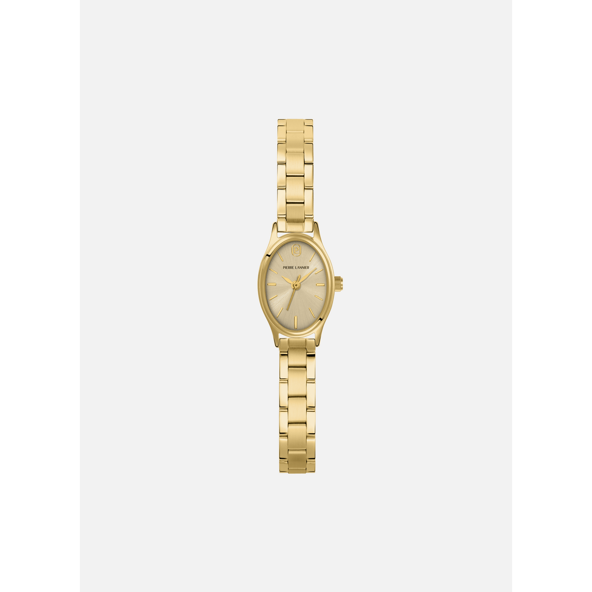 Montre Quartz Femme OVALIA Doré Cadran Doré Bracelet Acier Doré 8 MM