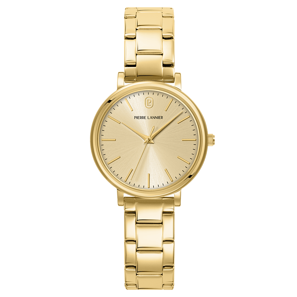 Montre Femme ESSENTIAL Doré Cadran Doré Bracelet Acier Doré 14 MM